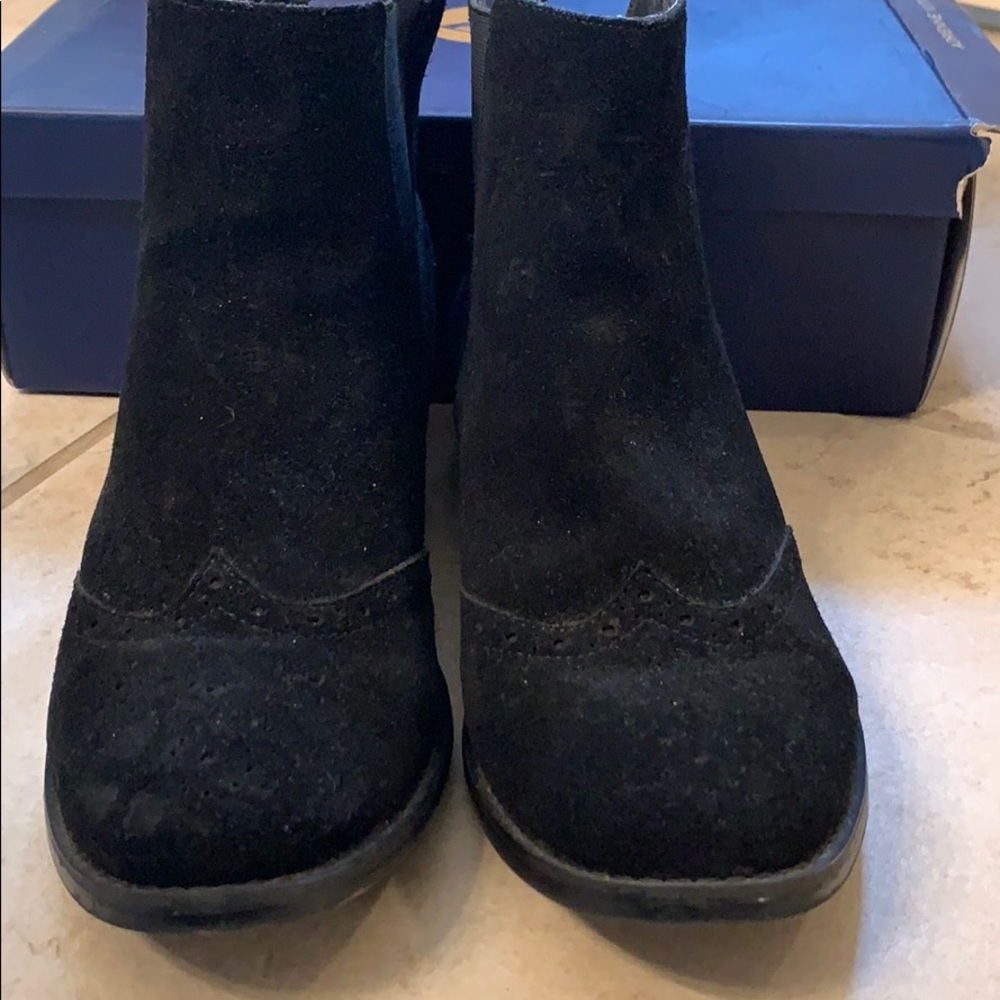 Black Suede Bootie